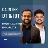 CA Inter DT & IDT | Face to Face Regular Batch in Mumbai | For May 26 & Sep 26 Exams